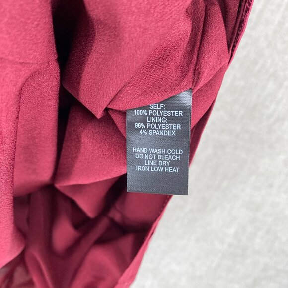 Lulus Dress Mini Satin Lisette One Shoulder Jacquard Cocktail Party Bodice Large - Picture 9 of 13